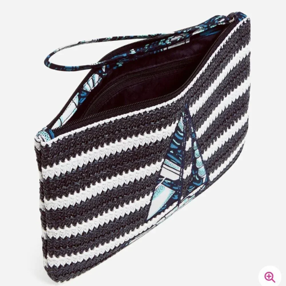Vera Bradley Straw Wristlet Shore Enough NWT